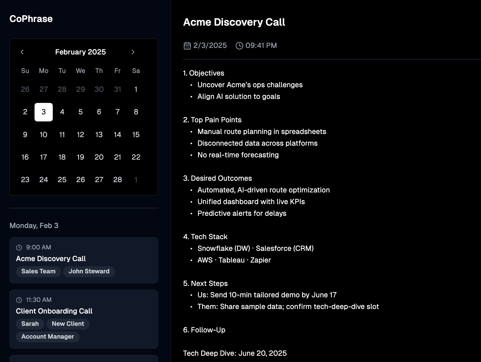 CoPhrase Hero Screenshot